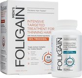 Foligain Anti-Haaruitval Lotion & Haargroei Supplement Set Man - Voorkomt haaruitval