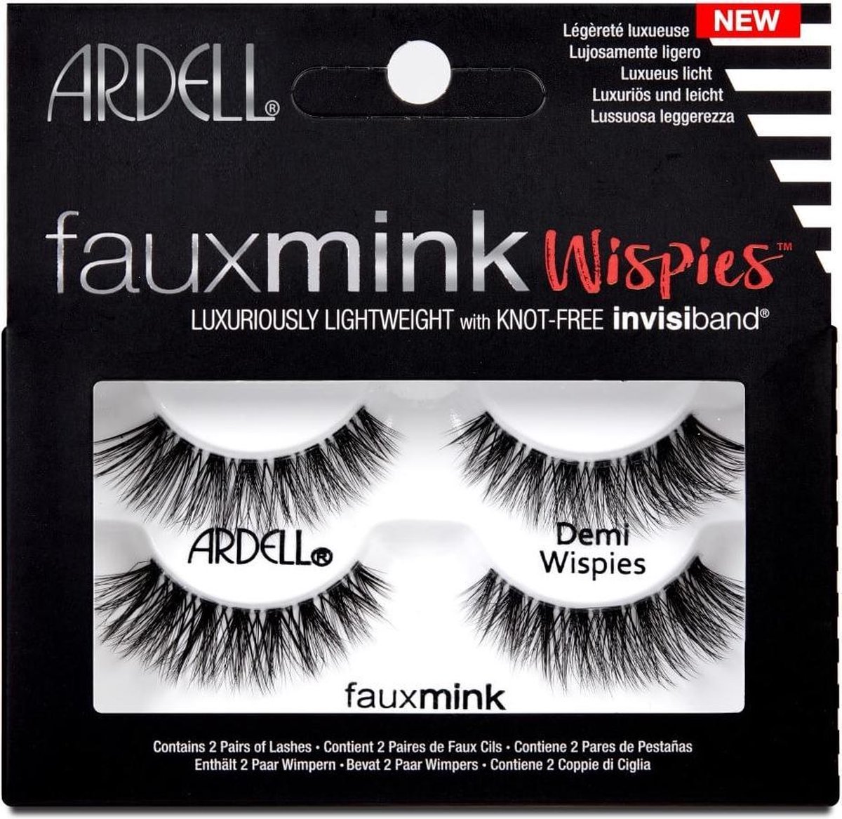 Ardell - Faux Mink Demi Wispies - Twin Pack - zwart
