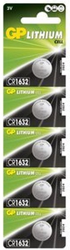 GP Lithium CR1632 blister 5
