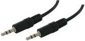 3.5mm Stereo Jack Audio Kabel 1 Meter - Zwart