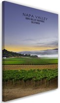 Schilderij Napa Valley, 2 maten, multi-gekleurd, Premium print