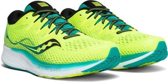 Saucony Ride ISO 2 Heren - Geel - maat 42.5 | bol.com