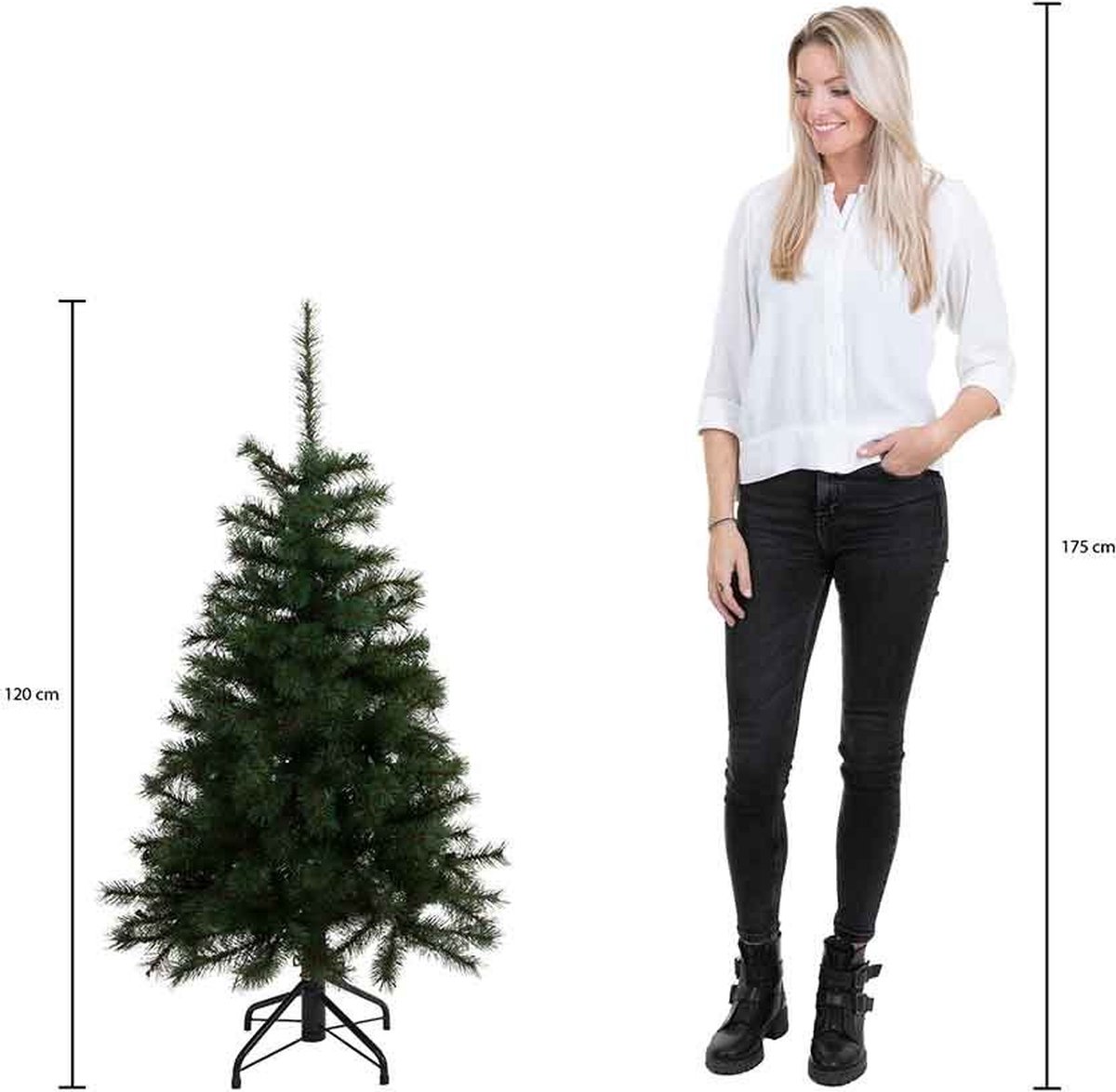 Triumph Tree Sherwood Kunstkerstboom Slim H120 cm Groen