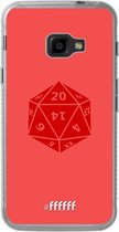 Samsung Galaxy Xcover 4 Hoesje Transparant TPU Case - D20 - Red #ffffff