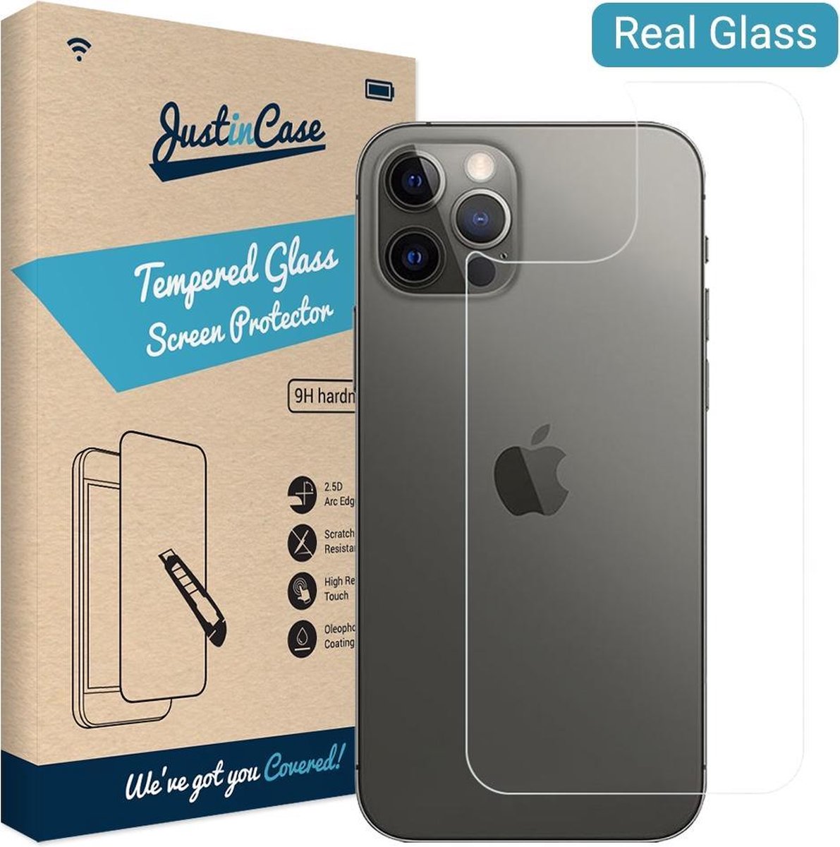 Just In Case Tempered Glass Apple iPhone 12 mini Protège-écran - Coolblue -  avant 23:59, demain chez vous