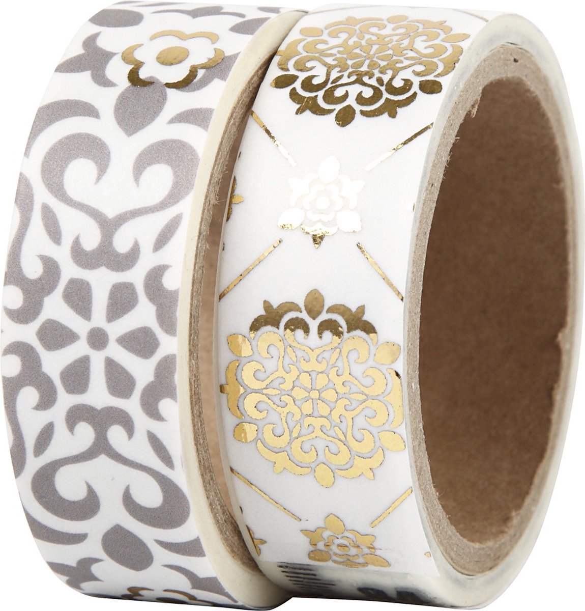 PacklinQ Masking Tape tegels en bloemen folie B: 15 mm 2x4m 1 doos