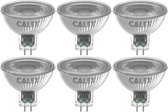 CALEX - LED Spot 6 Pack - Reflectorlamp - GU5.3 MR16 Fitting - 3W - Warm Wit 2800K - Wit - BSE