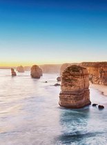 Fotobehang - Cliff At Sunset In Australia 192x260cm - Vliesbehang