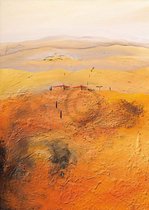 Kunstdruk Bernhard Gerner - Mediterrane Landschaft 2 50x70cm