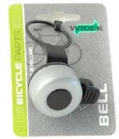 fietsbel Decibell Ahead 40 mm aluminium zilver