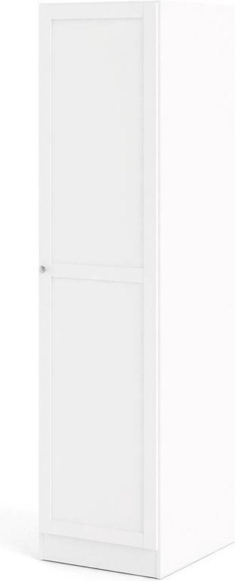Billund garderobe B3 1 deur wit.