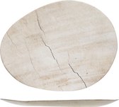 Lithos Oval Plate 31.8x25xh2cm
