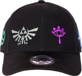 Zelda Colored Symbols Verstelbare Cap Pet - Officiële Merchandise