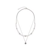 Leonardo Dames Ketting Jasmina edelstaal / glas One Size 87937691