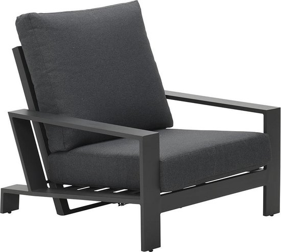 Garden Impressions Lincoln verstelbare stoel - aluminium - carbon black