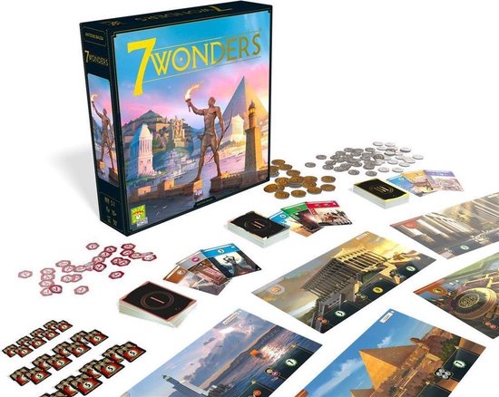 Thumbnail van een extra afbeelding van het spel 7 Wonders V2 - Bordspel