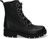 Braqeez Gwen Gabri Meisjes Biker Boots - Zwart - Leer - Ritssluiting