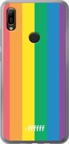 Huawei Y6 (2019) Hoesje Transparant TPU Case - #LGBT #ffffff