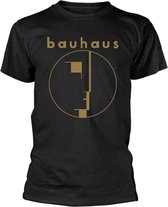 Bauhaus Heren Tshirt -XXL- Spirit Logo Gold Zwart