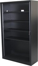 Ecotec Roldeurkast Zwart H195xB120xD45