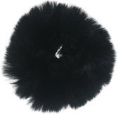 Dielay - Fluffy Scrunchie - Haarelastiek - Zwart