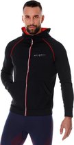 Brubeck Heren Outdoor Vest met Capuchon - Zwart S