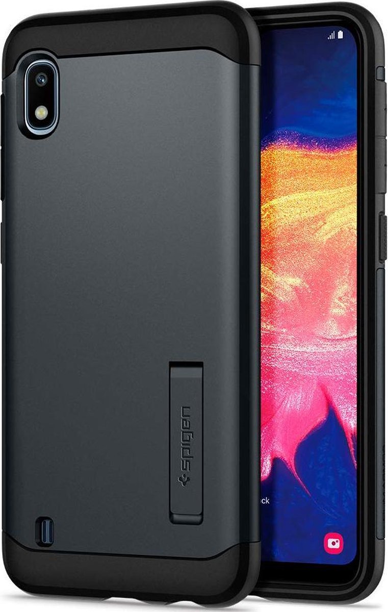 Spigen Slim Armor Samsung Galaxy A10E Hoesje Metal Slate