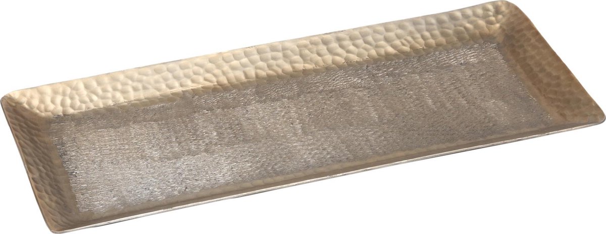 PTMD Fredo Rechthoekig Dienblad - 39,5 x 17 x 2 cm - Antiek goud