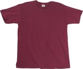 Fruit Of The Loom Heren Super Premium T-shirt met korte mouwen en ronde hals (Bordeaux)