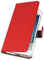Hoesje Geschikt voor de Nokia 2 - Kaarthouder Book Case Telefoonhoesje - Rood