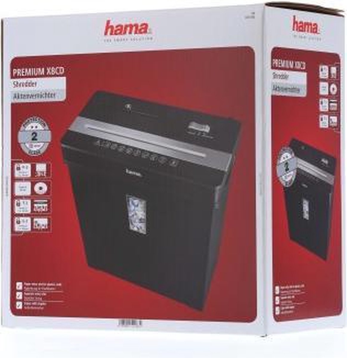 Hama Papier Vernietiger Premium X8CD | bol.com