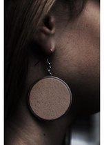 STUDIO BY BO® | Oorbellen Djess Taupe | Stainless Steel | 100% Alergie vrij | Handgemaakt.