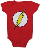 FLASH - Baby Body Logo - Red (12 Month)
