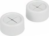 Tomado Metaltex Handdoekhouder zelfklevend wit Metalex - Wit - Ophangen zonder boren