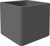 elho Pure Soft Brick Wielen 40 - Plantenbak - Binnen & Buiten - Antraciet - L 39,0 x B 39,0 x H 39,0 cm