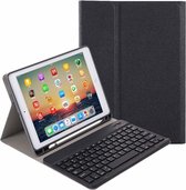 iPad 2021 / 2020 / 2019 hoes - 10.2 inch - Bluetooth Toetsenbord Case met Stylus pen houder - Zwart