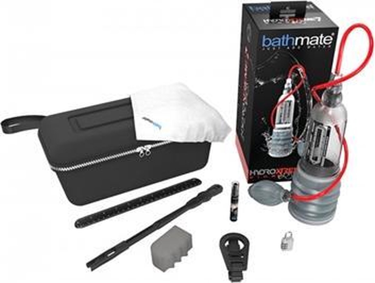 Pompe à pénis HydroXtreme 7 - Extra large - Bathmate - Transparent