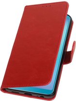 Wicked Narwal | Premium bookstyle / book case/ wallet case voor Samsung Samsung Galaxy A6s Rood