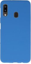 Wicked Narwal | Color TPU Hoesje voor Samsung Samsung Galaxy A20 Navy