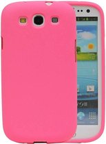 Wicked Narwal | Sand Look TPU Hoesje voor Samsung Galaxy S3 i9300 Roze