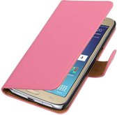 Wicked Narwal | bookstyle / book case/ wallet case Hoes voor Samsung Galaxy J2 (2016 ) J210F Roze