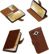 Wicked Narwal | Premium TPU PU Leder bookstyle / book case/ wallet case voor Samsung Galaxy J2 2016 Bruin