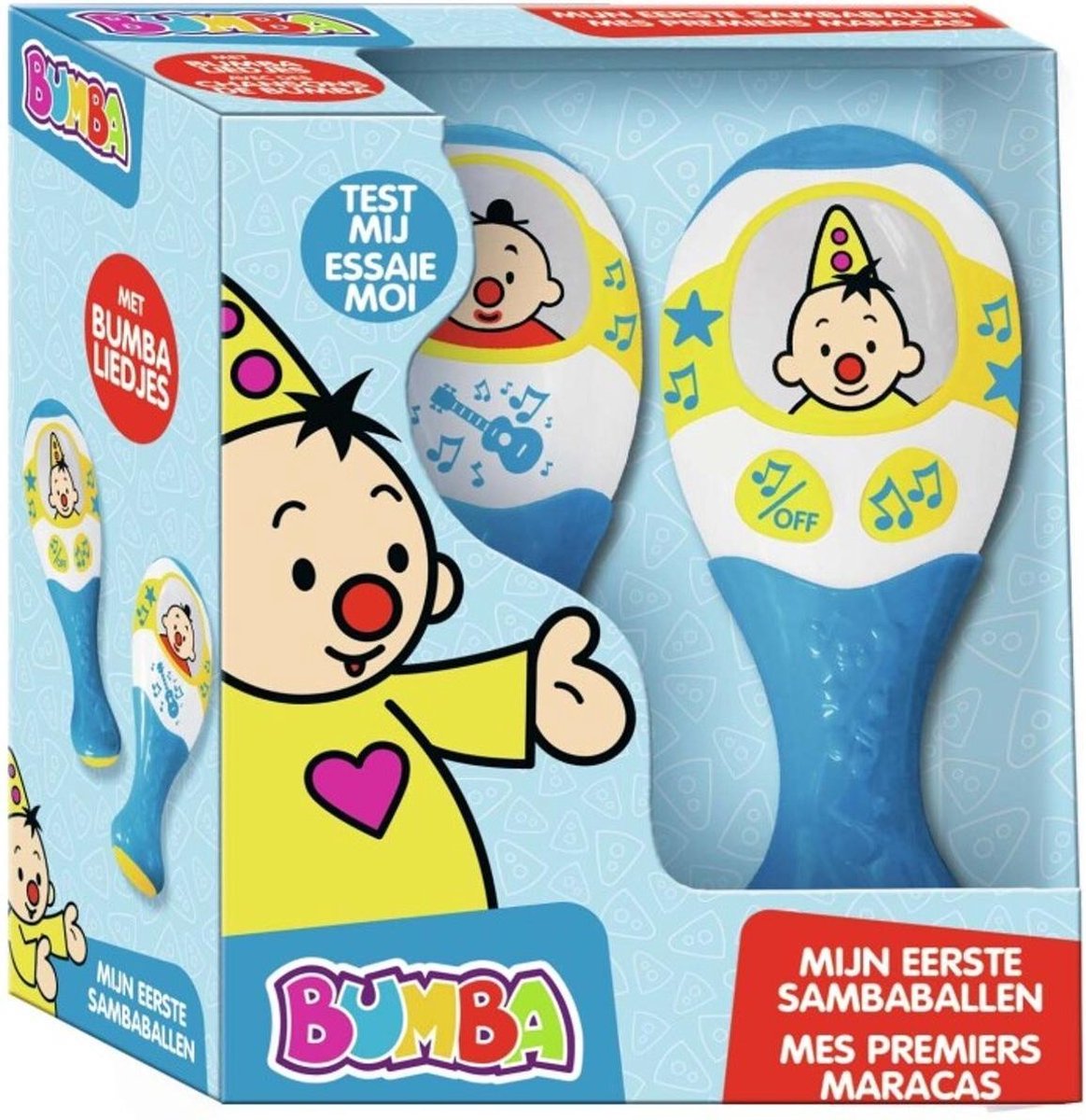 Bumba speelgoedinstrument - sambaballen - met Bumba liedjes | bol.com