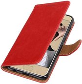 Wicked Narwal | Premium TPU PU Leder bookstyle / book case/ wallet case voor Honor 9 Rood