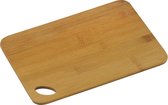 Bamboe houten snijplank 21 x 30 cm - Keukenbenodigdheden - Kookbenodigdheden - Snijplanken van hout - Snijplankjes/snijplankje