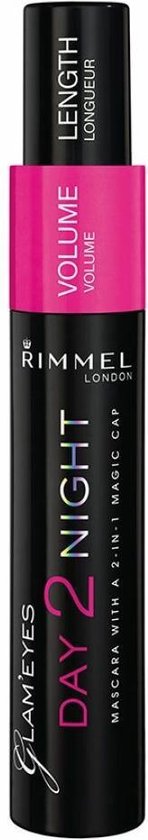 Rimmel London Day2Night 2-in-1 Mascara voor een dag- en avondlook - 001 Black