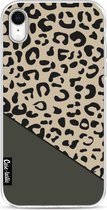 Casetastic Apple iPhone XR Hoesje - Softcover Hoesje met Design - Leopard Mix Green Print