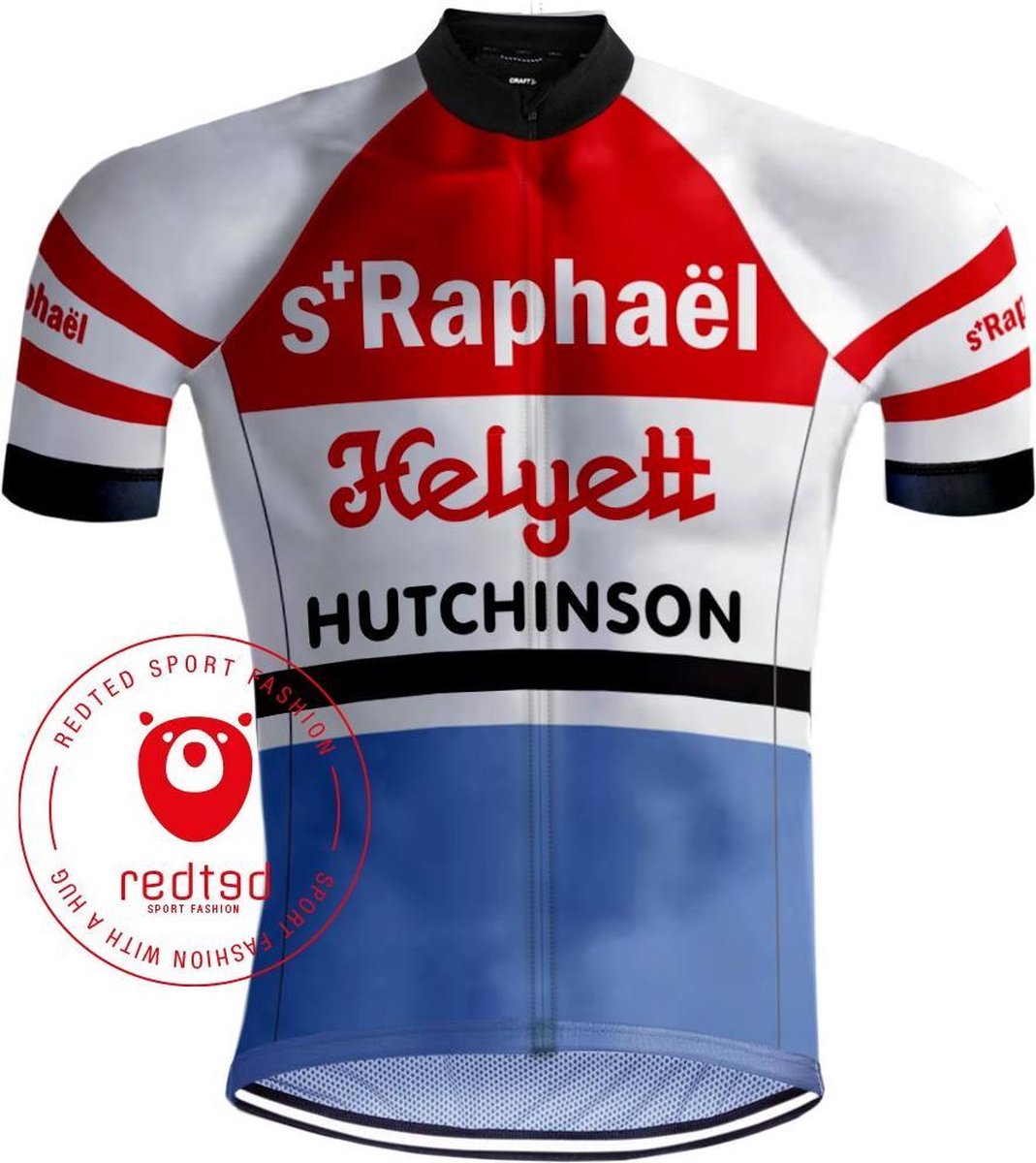 Retro Wielershirt Saint-Raphaël Rood/Blauw - REDTED - L