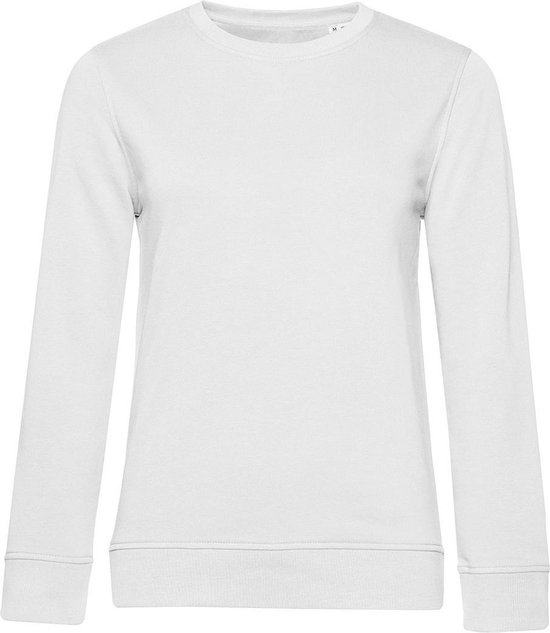 B&C Dames/dames Organic Sweatshirt (Wit)