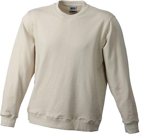 Sweat Basic unisexe James and Nicholson (Stone)